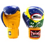 Боксерские перчатки Twins Special с рисунком (FBGV-44 BZ)